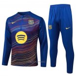 Sweatshirt Tracksuit Barcelona 2025-2026 Blue Yellow