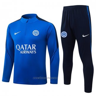 Sweatshirt Tracksuit Inter Milan Kids 2026-2027 Blue
