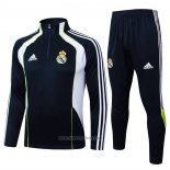 Sweatshirt Tracksuit Real Madrid Kid 2025-2026 Black White