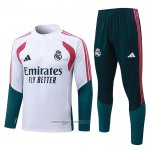 Sweatshirt Tracksuit Real Madrid Kids 2026-2027 White