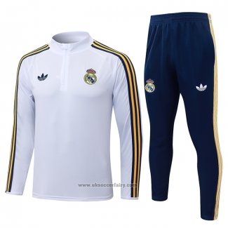 Sweatshirt Tracksuit Real Madrid Kids 2026-2027 White
