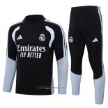 Sweatshirt Tracksuit Real Madrid Kids 2026-2027 Black