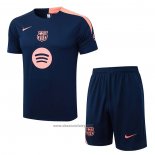 Tracksuit Barcelona Short Sleeve 2025-2026 Blue Pink - Shorts