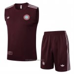 Tracksuit Bayern Munich Without Sleeves 2025-2026 Red