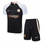 Tracksuit Chelsea Short Sleeve 2023-2024 Black - Shorts