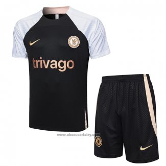 Tracksuit Chelsea Short Sleeve 2023-2024 Black - Shorts