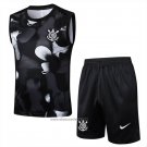 Tracksuit Corinthians Without Sleeves 2025-2026 Black