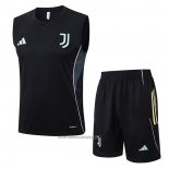 Tracksuit Juventus Without Sleeves 2025-2026 Black