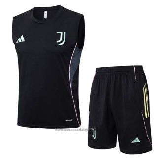 Tracksuit Juventus Without Sleeves 2025-2026 Black
