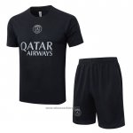 Tracksuit Paris Saint-Germain Jordan Short Sleeve 2025-2026 Black - Shorts