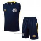 Tracksuit Santos Without Sleeves 2025-2026 Blue