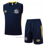 Tracksuit Santos Without Sleeves 2025-2026 Blue