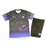 Barcelona Special Shirt Kids 2025-2026 Black Purple