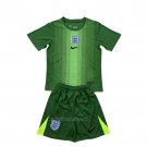 England Goalkeeper Shirt Kids 2025 Green