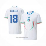 Italy Player Barella Away Shirt 2022