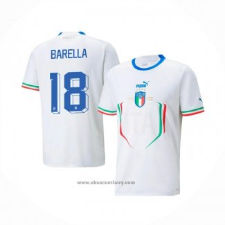 Italy Player Barella Away Shirt 2022