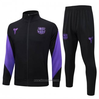 Jacket Tracksuit Barcelona 2025-2026 Black Purple