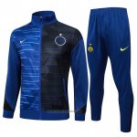 Jacket Tracksuit Inter Milan Kids 2024-2025 Blue
