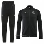 Jacket Tracksuit Manchester United 2022-2023 Black