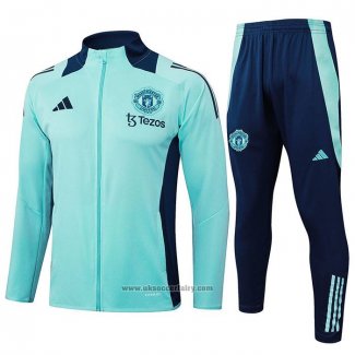 Jacket Tracksuit Manchester United Kids 2024-2025 Green