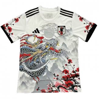 Japan Dragon Shirt 2024-2025 White Grey