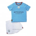 Manchester City Home Shirt Kids 2022-2023