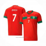 Morocco Player Ziyech Home Shirt 2022