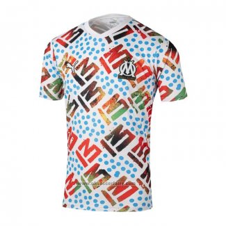 Pre-match Shirt Olympique Marseille Africa 2024 White