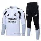 Sweatshirt Tracksuit Real Madrid Kids 2026-2027 White
