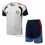 Tracksuit Bayern Munich Short Sleeve 2026-2027 Crema - Shorts