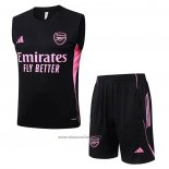 Tracksuit Inter Miami Without Sleeves 2025-2026 Black Pink