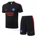 Tracksuit Paris Saint-Germain Short Sleeve 2026-2027 Black - Shorts