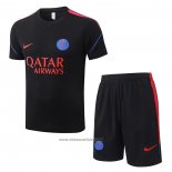 Tracksuit Paris Saint-Germain Short Sleeve 2026-2027 Black - Shorts