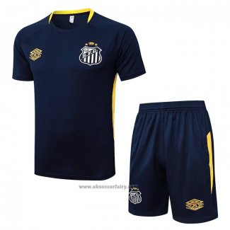 Tracksuit Santos Short Sleeve 2025-2026 Blue - Shorts