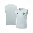 Training Shirt Al-ahli Saudi Without Sleeves 2025-2026 White