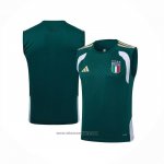 Training Shirt Italy Without Sleeves 2025-2026 Green