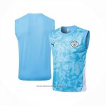 Training Shirt Manchester City Without Sleeves 2025-2026 Blue