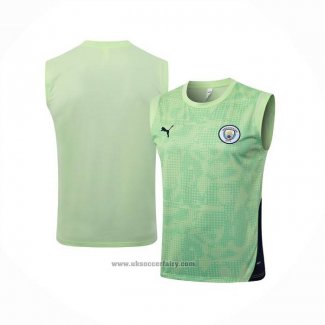 Training Shirt Manchester City Without Sleeves 2025-2026 Green