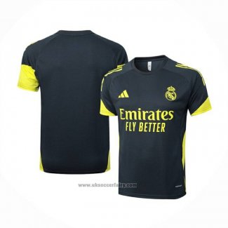 Training Shirt Real Madrid 2025-2026 Black Yellow