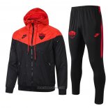 Windbreaker Suit Roma 19-20 Red and Black