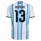 Argentina Player Cristian Romero Home Shirt 2026