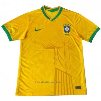 Brazil Jesus Shirt 2024-2025 Yellow
