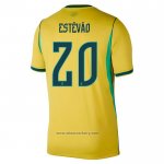 Brazil Player Estevao Home Shirt 2026