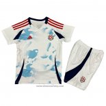 Costa Rica Away Shirt Kids 2024