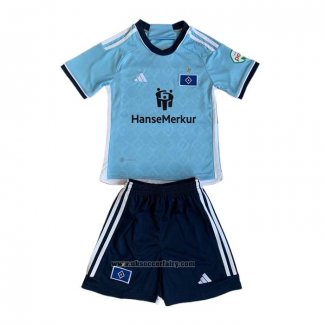 Hamburger Away Shirt Kids 2023-2024