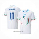 Italy Player Berardi Away Shirt 2022