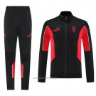 Jacket Tracksuit AC Milan Kid 2025-2026 Black