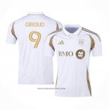 Los Angeles FC Player Olivier Giroud Away Shirt 2025