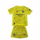 Manchester City Goalkeeper Shirt Kids 2025-2026 Yellow