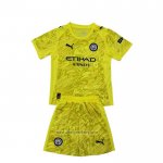 Manchester City Goalkeeper Shirt Kids 2025-2026 Yellow
